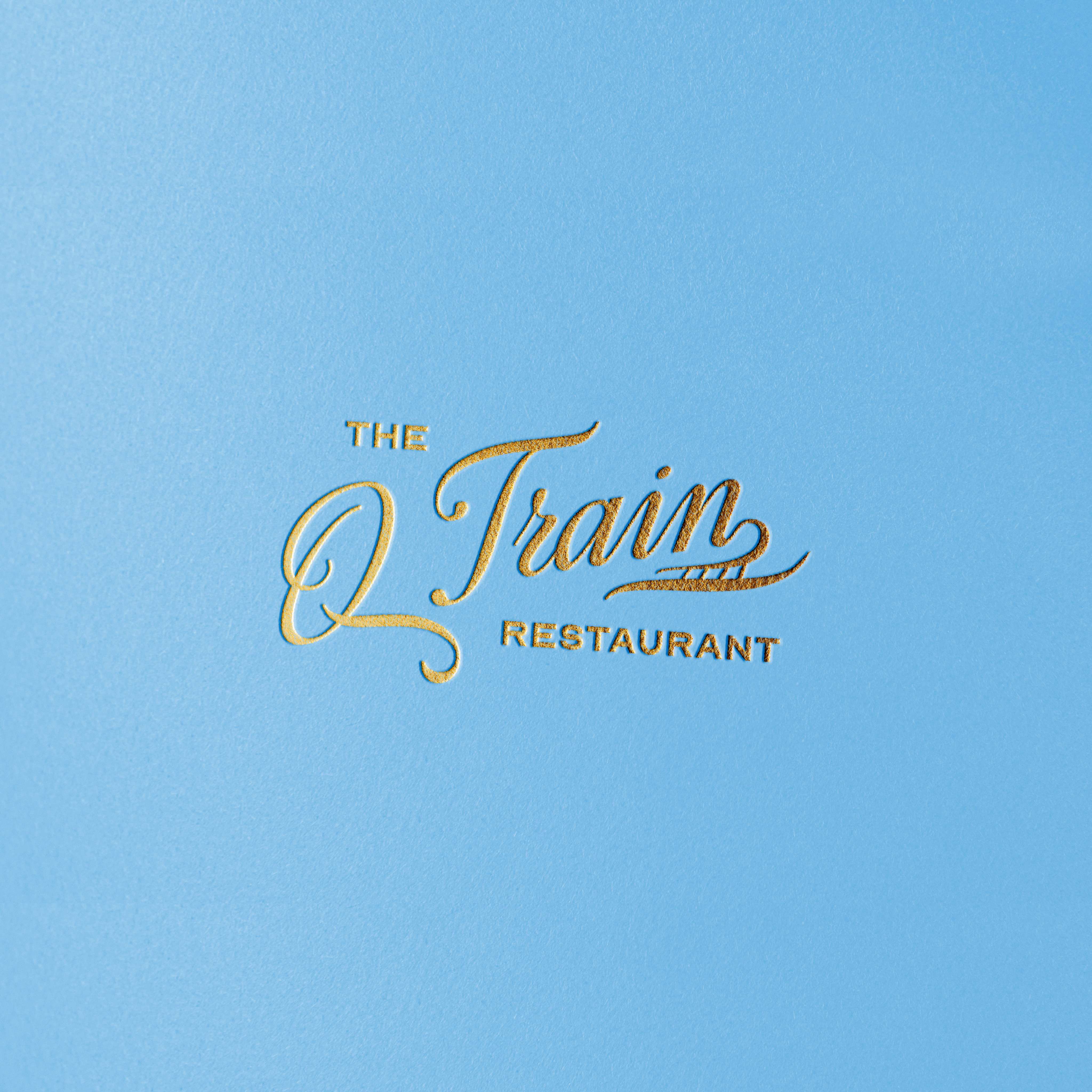 Emblem design for Madame FC depicting an M monogram in a circle with the words "Madame FC EST. 2003" inside on top of a background image of a soccer stadium.