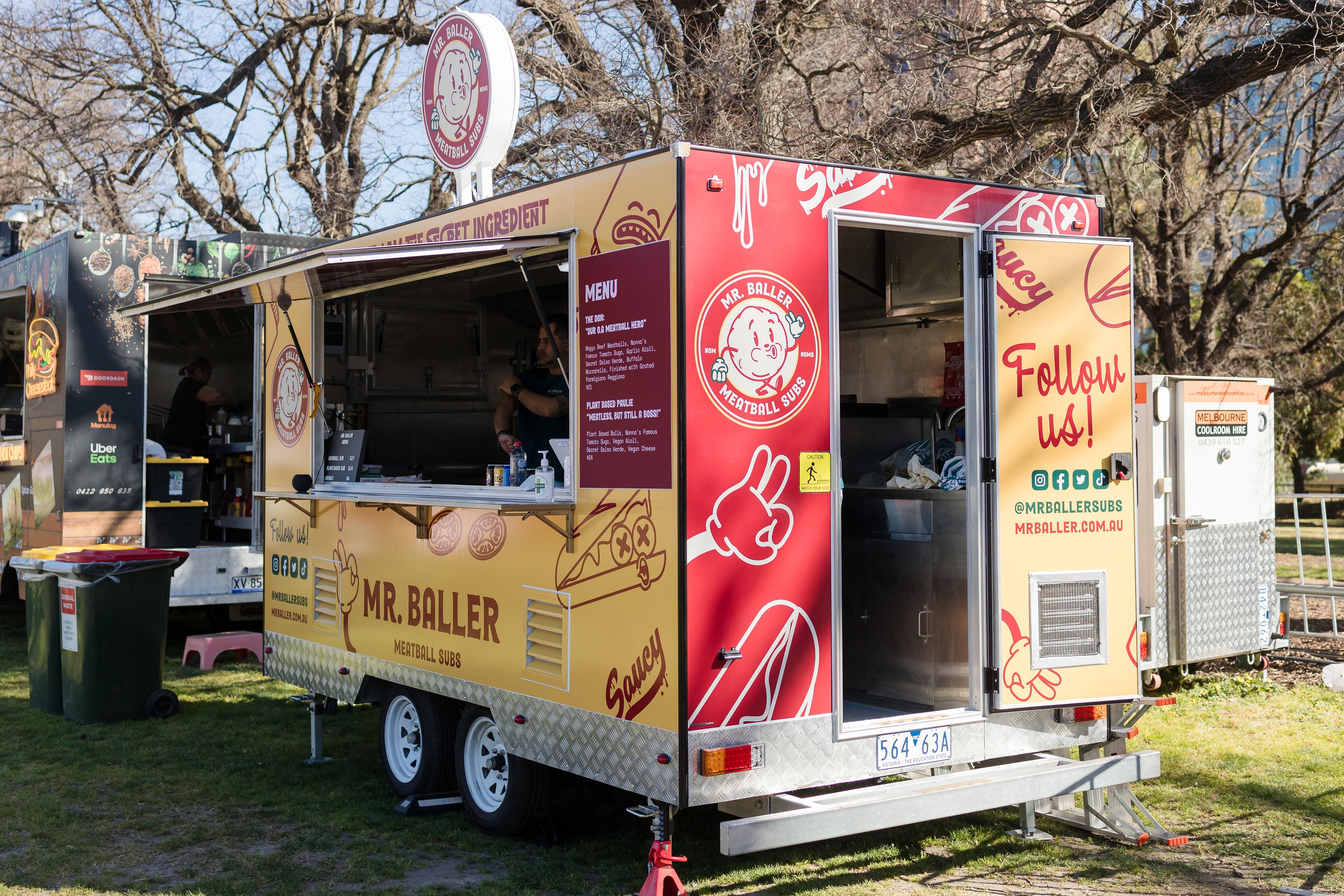 Stationery design of letterhead and business cards for the company Anders on top of a blurred photo of a house interior.