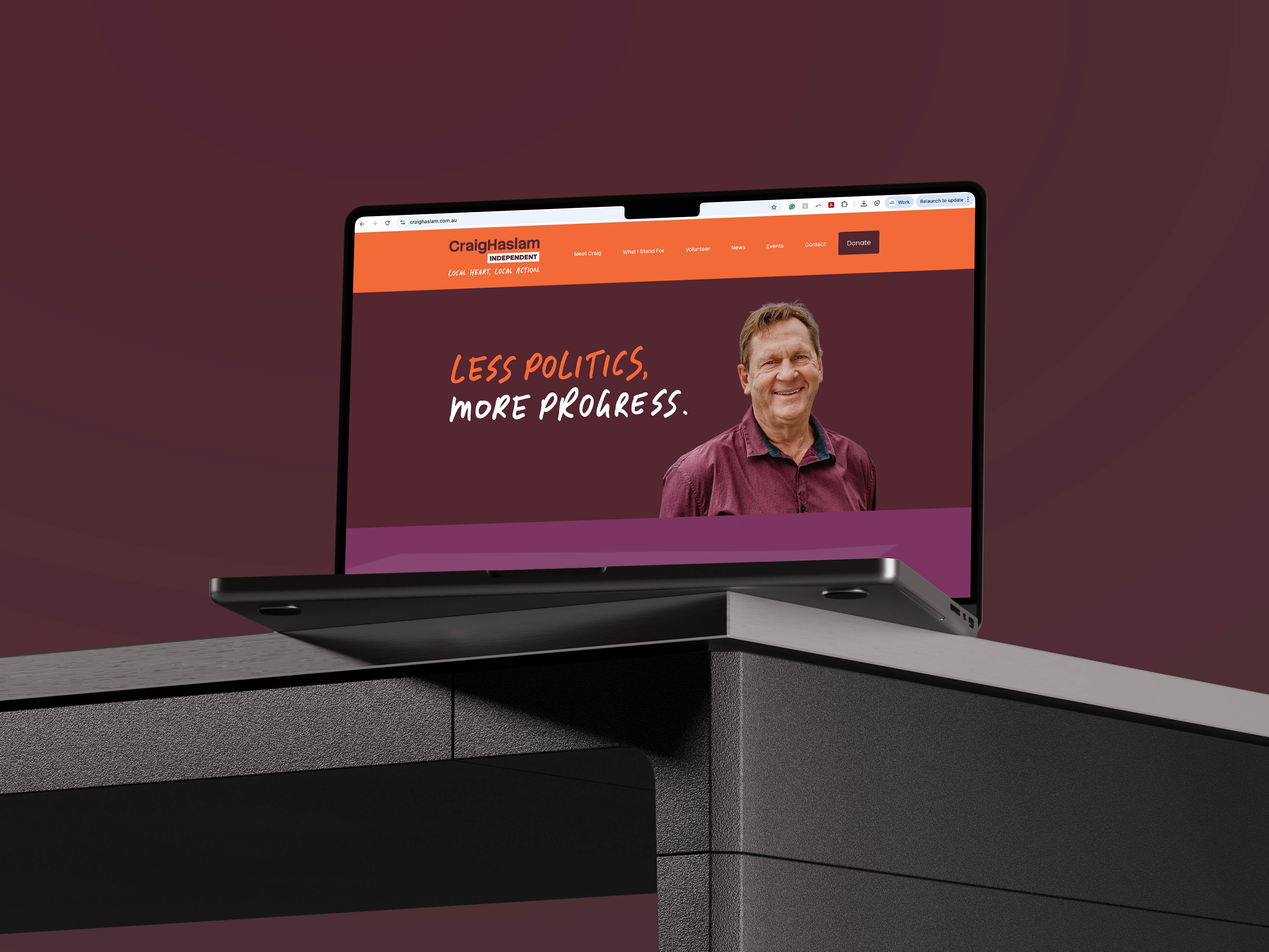 Graphic of a typography specimen showing the alphabet and numerals on top of a dark gray background.